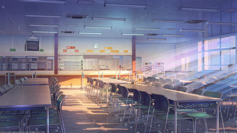 Anime School Cafeteria