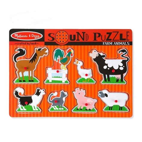 Melissa & Doug Sound Puzzle – Farm Animals | Selwyn Segal Gift Shop