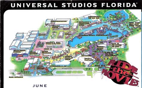 Park Map: Universal Studios Florida 1998 - The DoD3