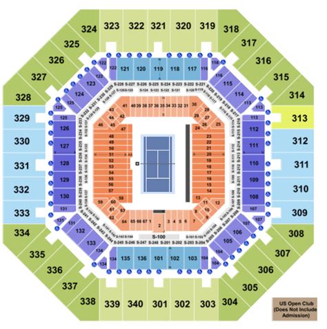 Arthur Ashe Stadium Us Open Seating Chart - Stadium Seating Chart