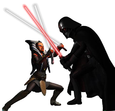 Ahsoka Tano Vs Darth Vader - PNG by Captain-Kingsman16 on DeviantArt