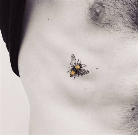 Tiny Bee Tattoo by Vitaly Kazantsev | Bee tattoo, Ink tattoo ...