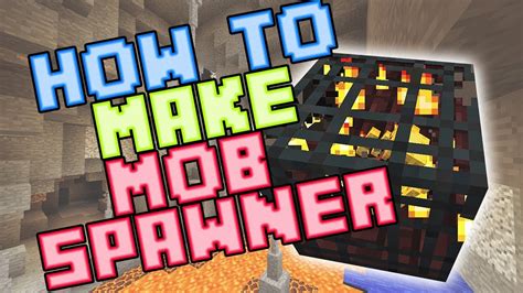 How to Make a Mob Spawner Farm in Survival - 2019 - Minecraft - YouTube