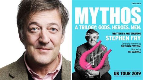 Stephen Fry to star in West End run and UK tour of Mythos. | West End ...