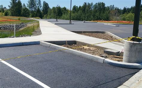 Project feature: Parking lot for Bellingham health clinic | Custom Concrete