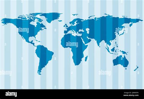 World Map with Time Zones Stock Photo - Alamy