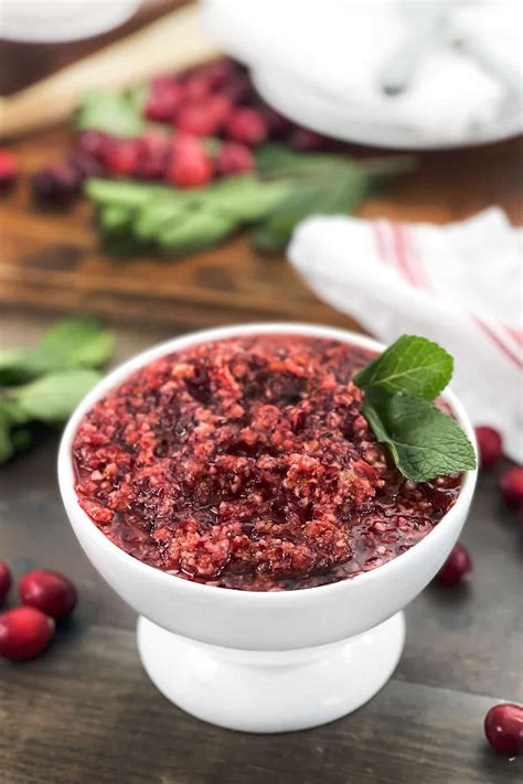 Cranberry Relish - COOKtheSTORY