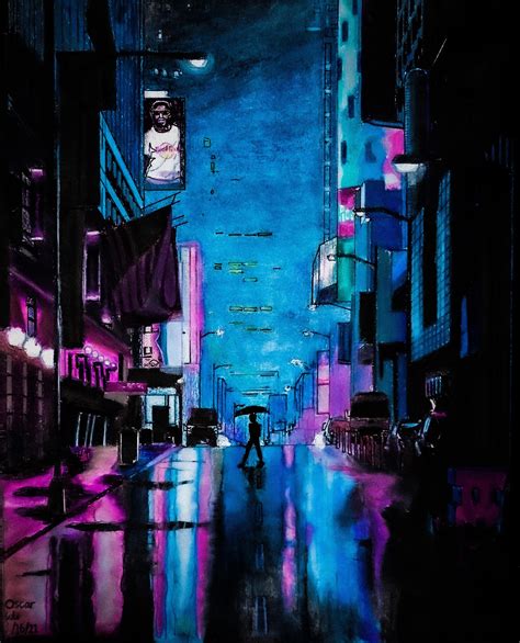 ArtStation - Night City Street