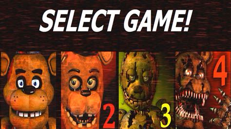 Five Nights at Freddy's 1-4 Jumpscare Simulator (1, 2, 3, 4 Jumpscares ...