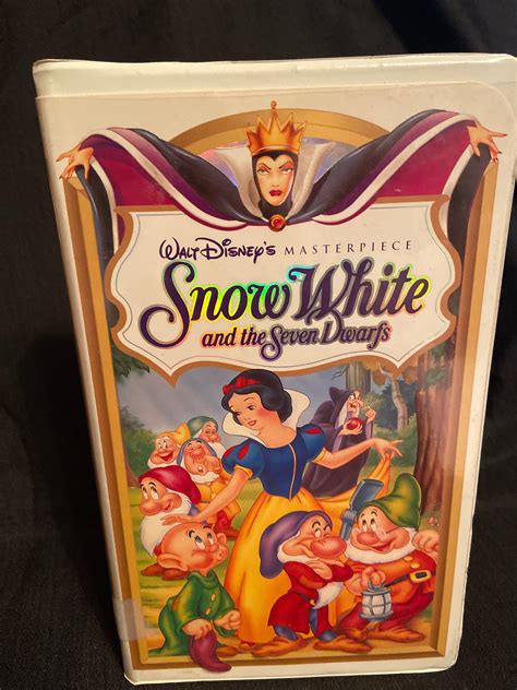 Snow White VHS Snow White & The Seven Dwarfs Masterpiece VHS Walt ...