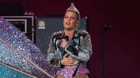 Singer Pink shocked after fan tosses dead mother's ashes on concert ...