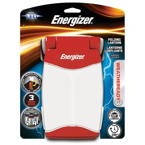 Energizer LED Red Folding Lantern-FL452WRH - The Home Depot