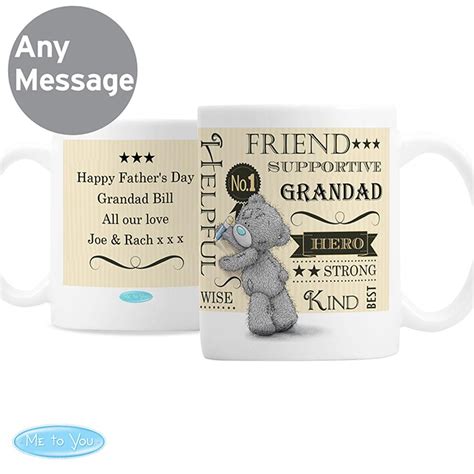 Personalised Me to You Bear Typographic Mug (P0805F07) - Character Brands