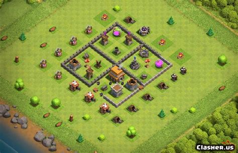 [Town Hall 5] TH5 Farm/Trophy base v14 [With Link] [3-2020] - Farming ...