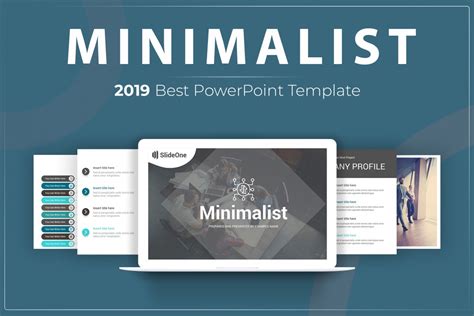 Minimalist Template Powerpoint – denah