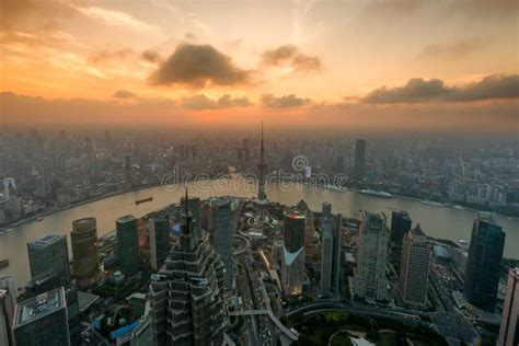 Shanghai Skyline City Scape, Shanghai Luajiazui Finance and Business ...