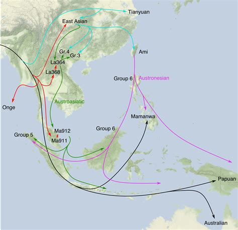 Genomics reveals four prehistoric migration waves into South-East Asia ...