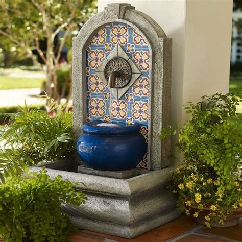 نافورة أندلسية | Patio water fountain, Water fountains outdoor, Outdoor ...