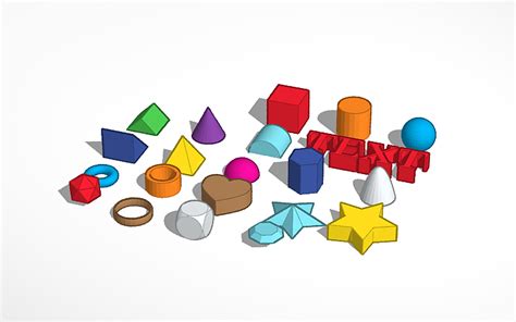 3D design Ever Basic Shapes in Tinkercad | Tinkercad