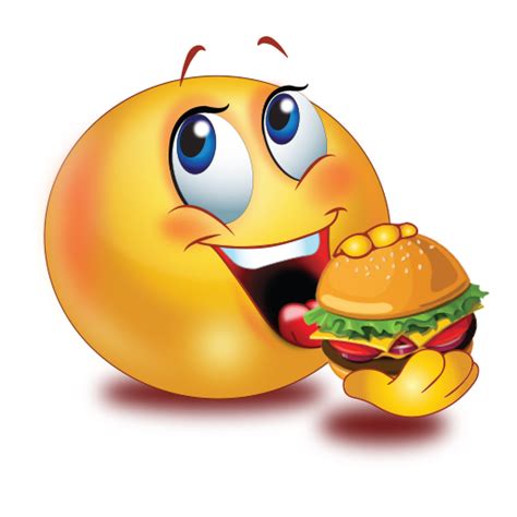 Party Eating Burger Emoji