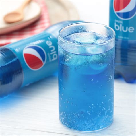 [USD 9.26] Bali limited PEPSI BLUE Blue Pepsi imported soda red ...