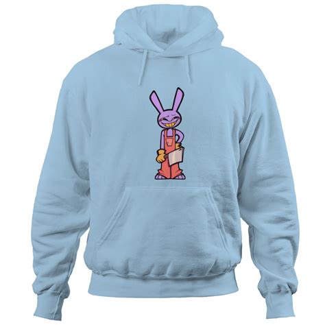 Light blue The Amazing Digital Circus Jax Funny Hoodies Unisex's ...