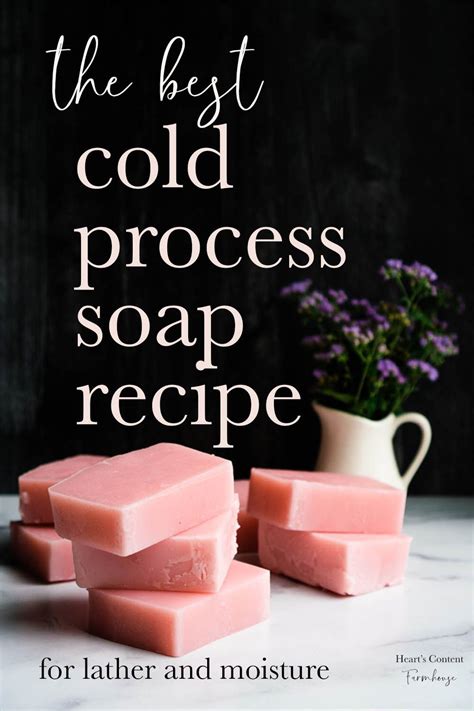 The Best Cold Process Soap Recipe | Recipe | Homemade soap recipes ...