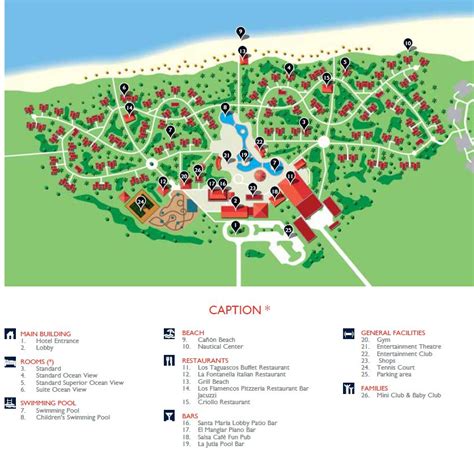 Resort Map | Sol Cayo Santa Maria | Cayo Santa Maria, Cuba