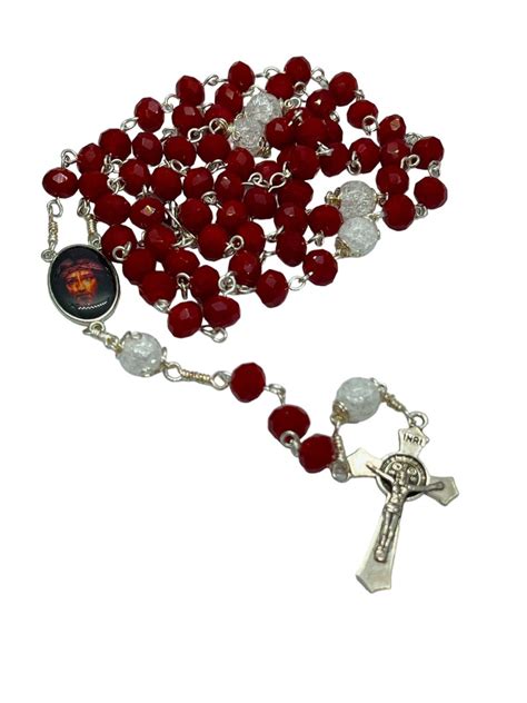 Precious Blood Jesus Christ, Red Rosary, Chaplet Precious Blood ...