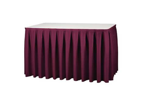 Table skirting Boxpleat – HOSPISAFE