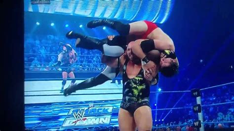 WWE Ryback Finisher To 2 People SmackDown 5-25-12 - YouTube