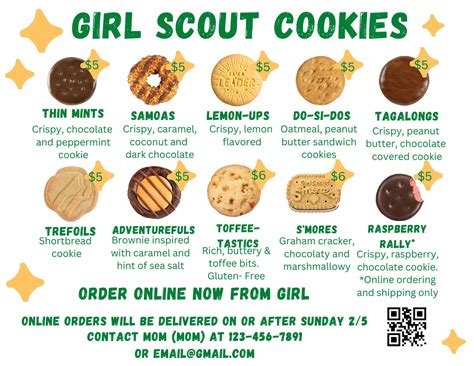 Girl Scout Cookie 2023 Little Brownie Baker Editable/printable - Etsy ...