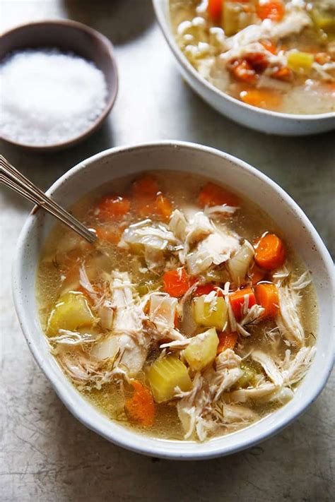 Classic Chicken Soup (Slow Cooker & Instant Pot) - Lexi's Clean Kitchen