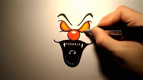 Easy Clown Drawing at GetDrawings | Free download