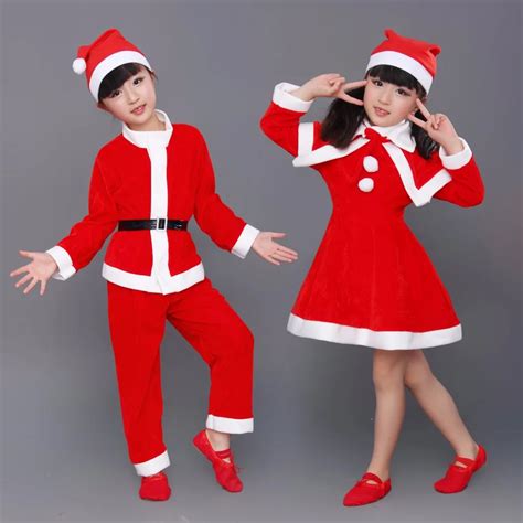 Halloween Santa Claus kid costumes Christmas Profit Non woven Child ...