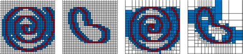 Examples of a horizontal generalized shadow map of different sets. All ...