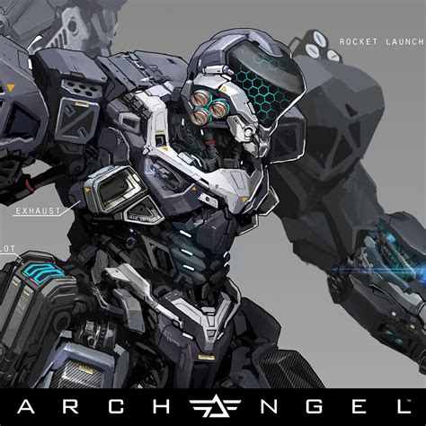 ArtStation - Archangel Mech Concept