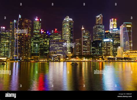 Singapore city skyline Stock Photo - Alamy