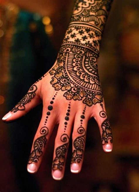 Arabic Hand Mehndi Designs For Beginners - Arabic Hand Henna Designs