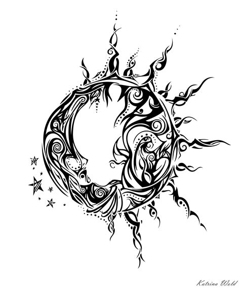 Moon And Stars Drawing at GetDrawings | Free download