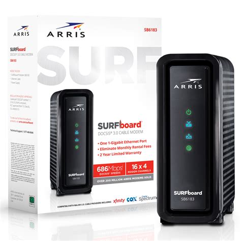 ARRIS Surfboard DOCSIS 3.0 Cable Modem, 1.4 Gbps Max Speed | eBay