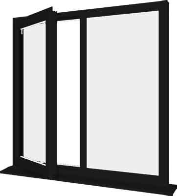 Black UPVC Windows