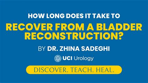 How Long Does it Take to Recover From a Bladder Reconstruction? by Dr ...