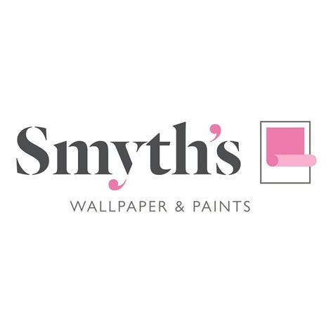 New logo for Smyth's Wallpaper & paints #paint #wallpaper #logo #pink # ...