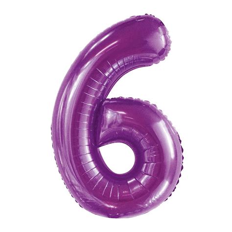 Number 9 Purple Foil Balloon 86cm - Party Savers