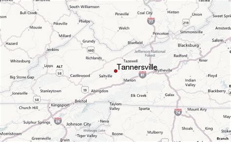 Tannersville, Virginia Weather Forecast