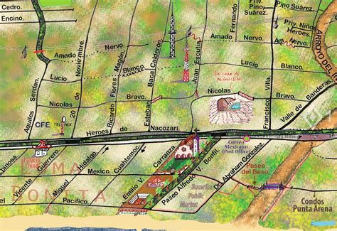 Mapa Jeff Cartography: Bucerias Map