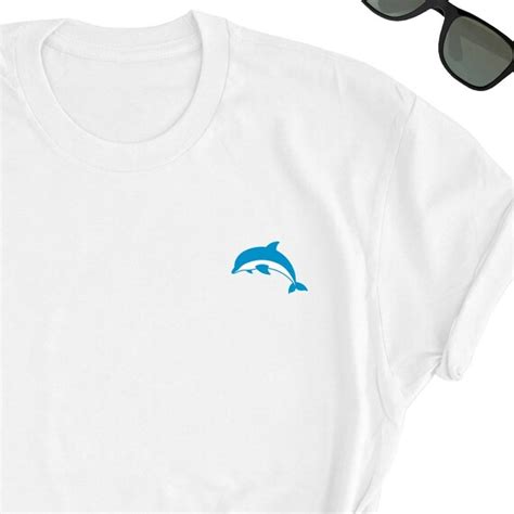 Dolphin Shirt Dolphin T-shirt Dolphin Minimalist Shirt | Etsy