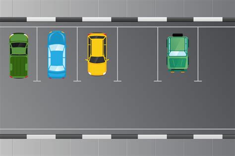 Cars vehicle from top view in the parking area design concept 1993321 ...