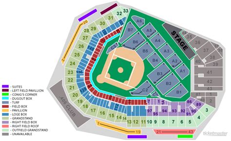 Fenway Park, Boston MA - Seating Chart View